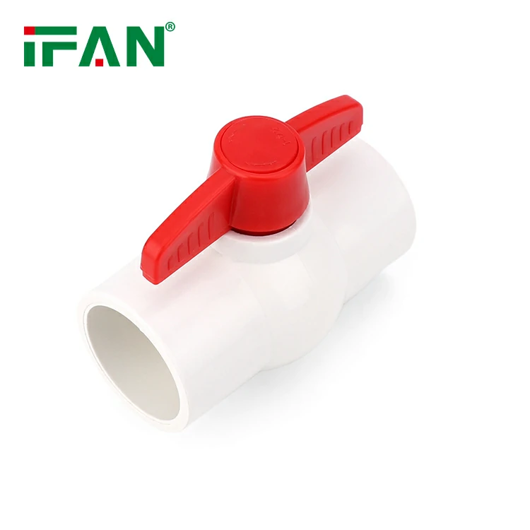 Pèfòmans koupl ak konsepsyon manch PVC valv boul